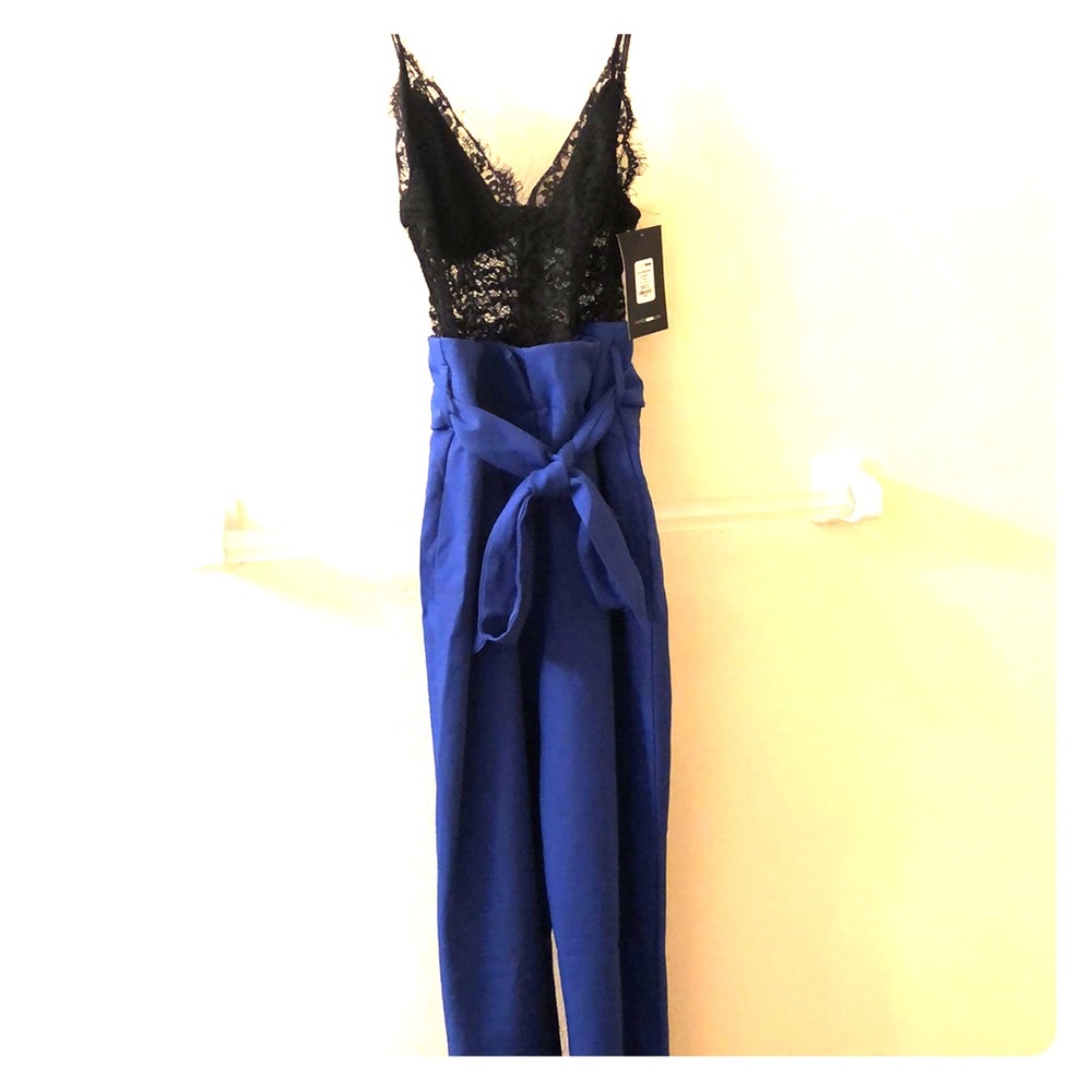 Fashion Nova Sina Paperbag Waist Jumpsuit